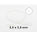 Fliplens siliconenstrip 5mm helder/opaal,10m